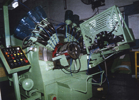 Brake Lining Finishing Machines, Multi Spindle Drilling Machines,Twin spindle Machining center